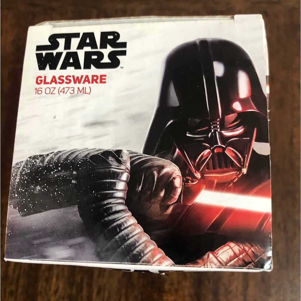 Star Wars Glassware Darth Vader Join The Dark Side graphics. 16oz - Picture 6 of 7